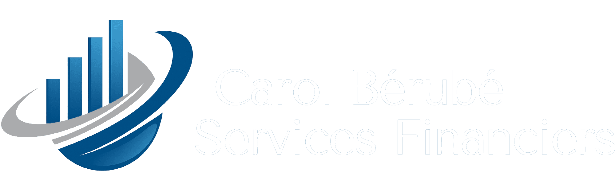 Logo (blanc) Carol Bérubé Services Financiers